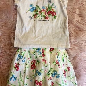 Janie and jack two piece top and shirt